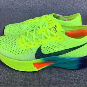 Nike Men's Neon Green Running Shoes Zoomx Vaporfly 3 Fast Pack – Dv4129-700